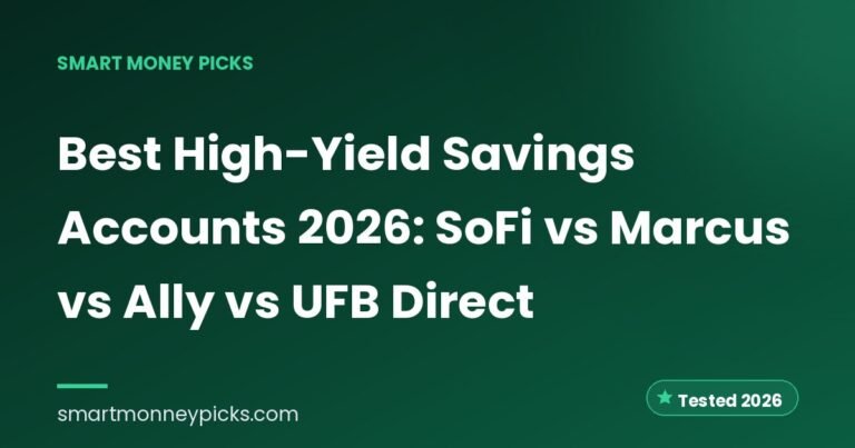 Best High-Yield Savings Accounts 2026: SoFi vs Marcus vs Ally vs UFB Direct