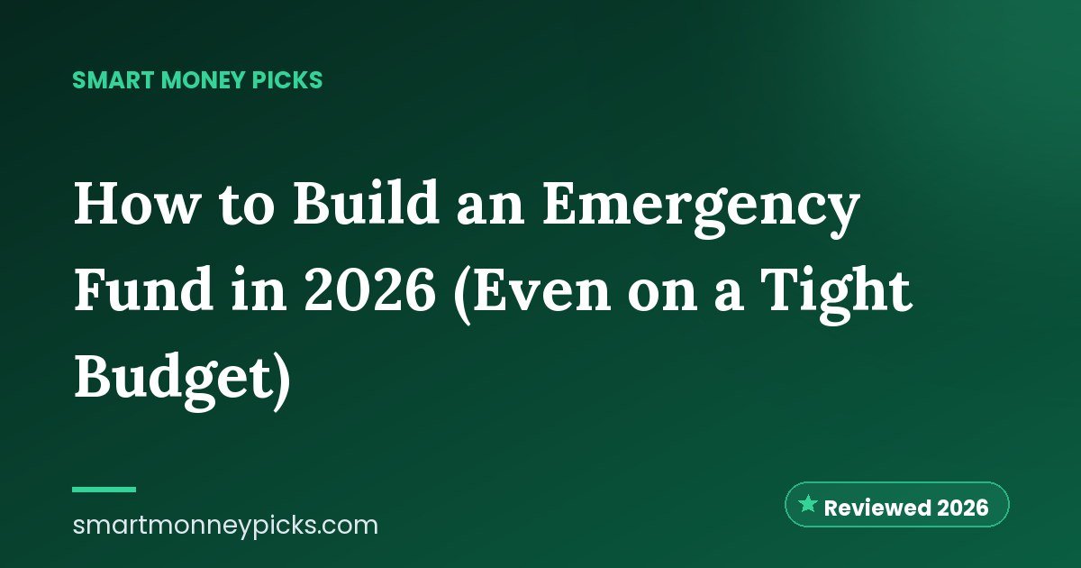 How to Build an Emergency Fund in 2026 (Even on a Tight Budget)